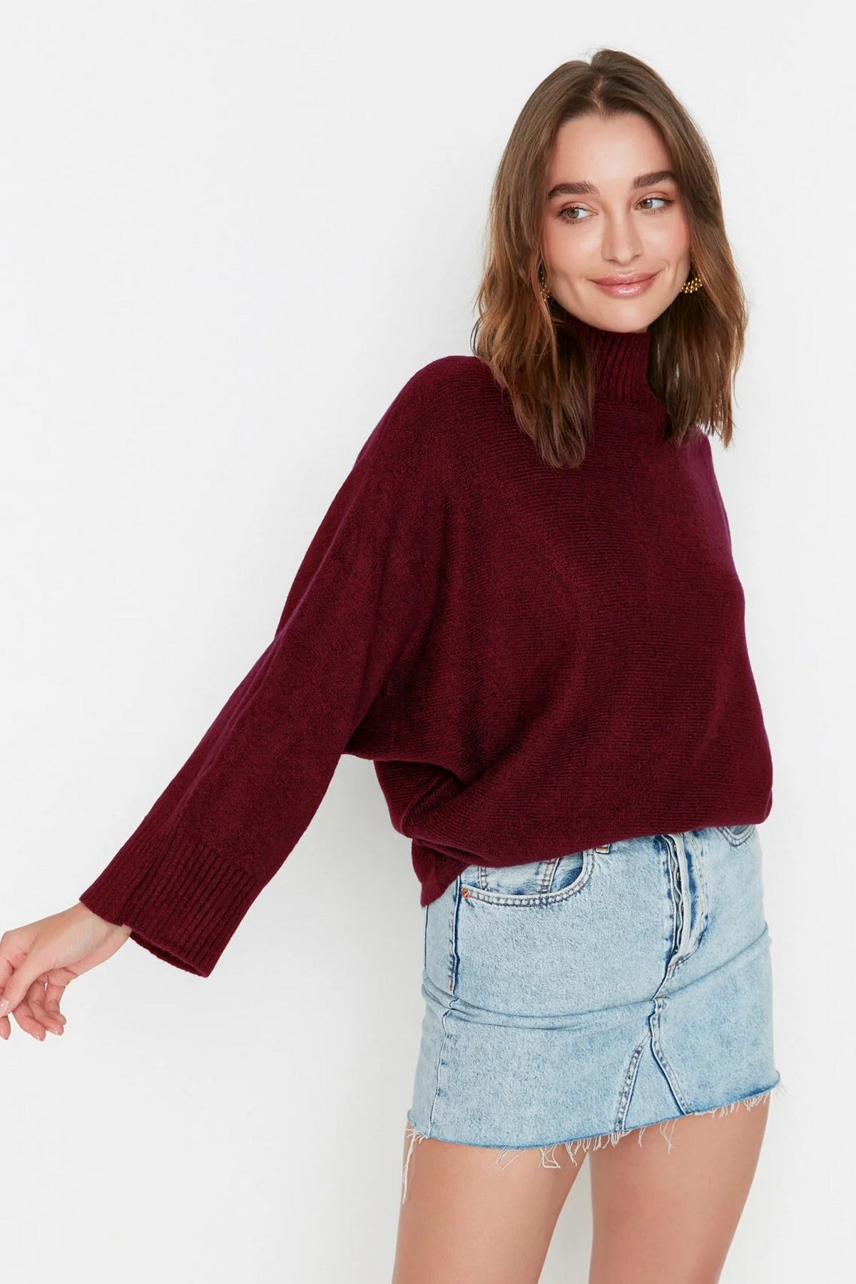 Džemper TWOAW20KZ1059 - bordo [djesi-src-306473fb8f0be84c1170a055fcf31476de348c99b72001d2893e25e107447f15]