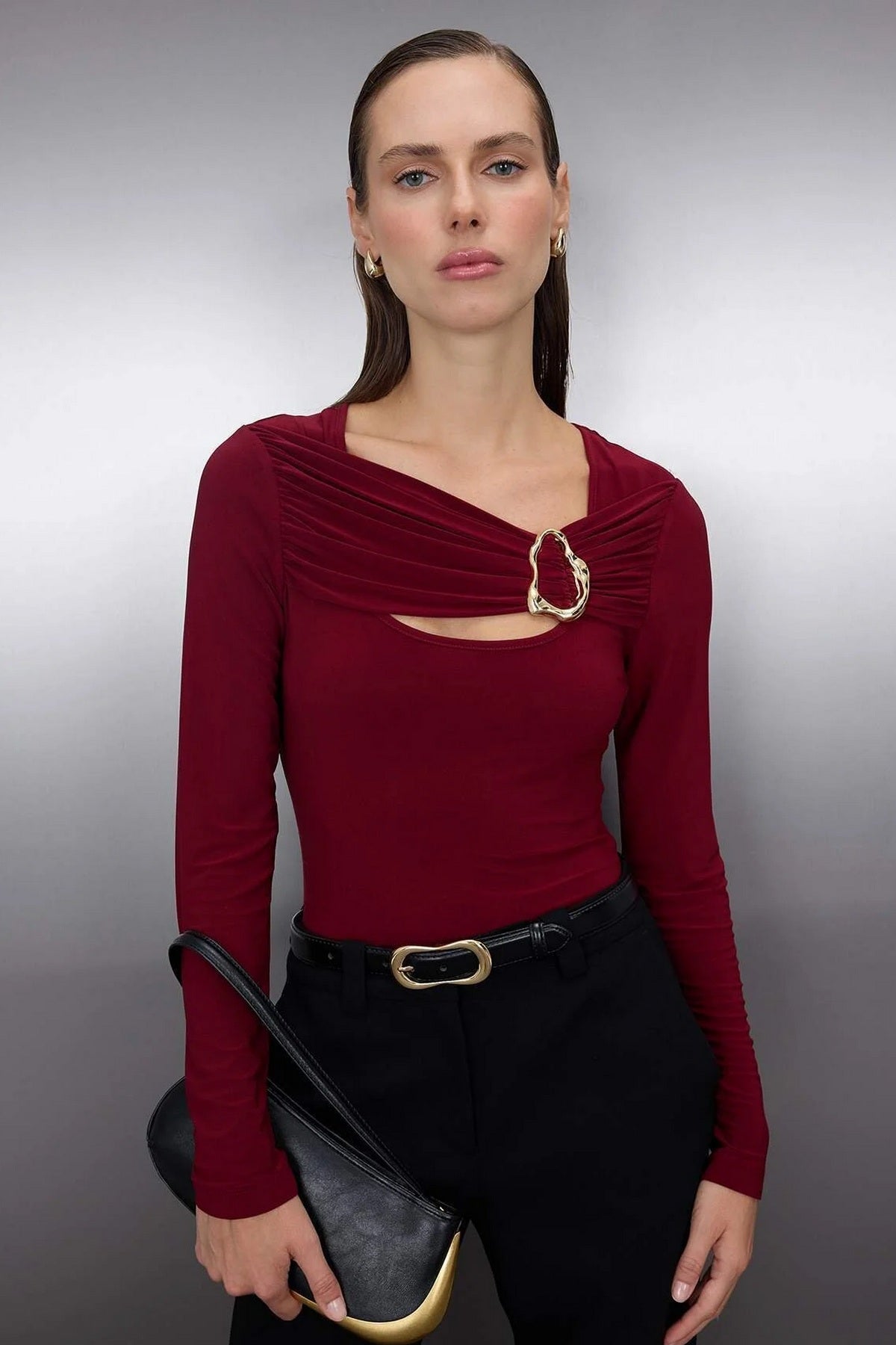 Bluze TWOAW26BZ00087 - bordo [djesi-src-635f6916371922d7e8489afd433123adea162ab4757daaf5c42bec9588195913]
