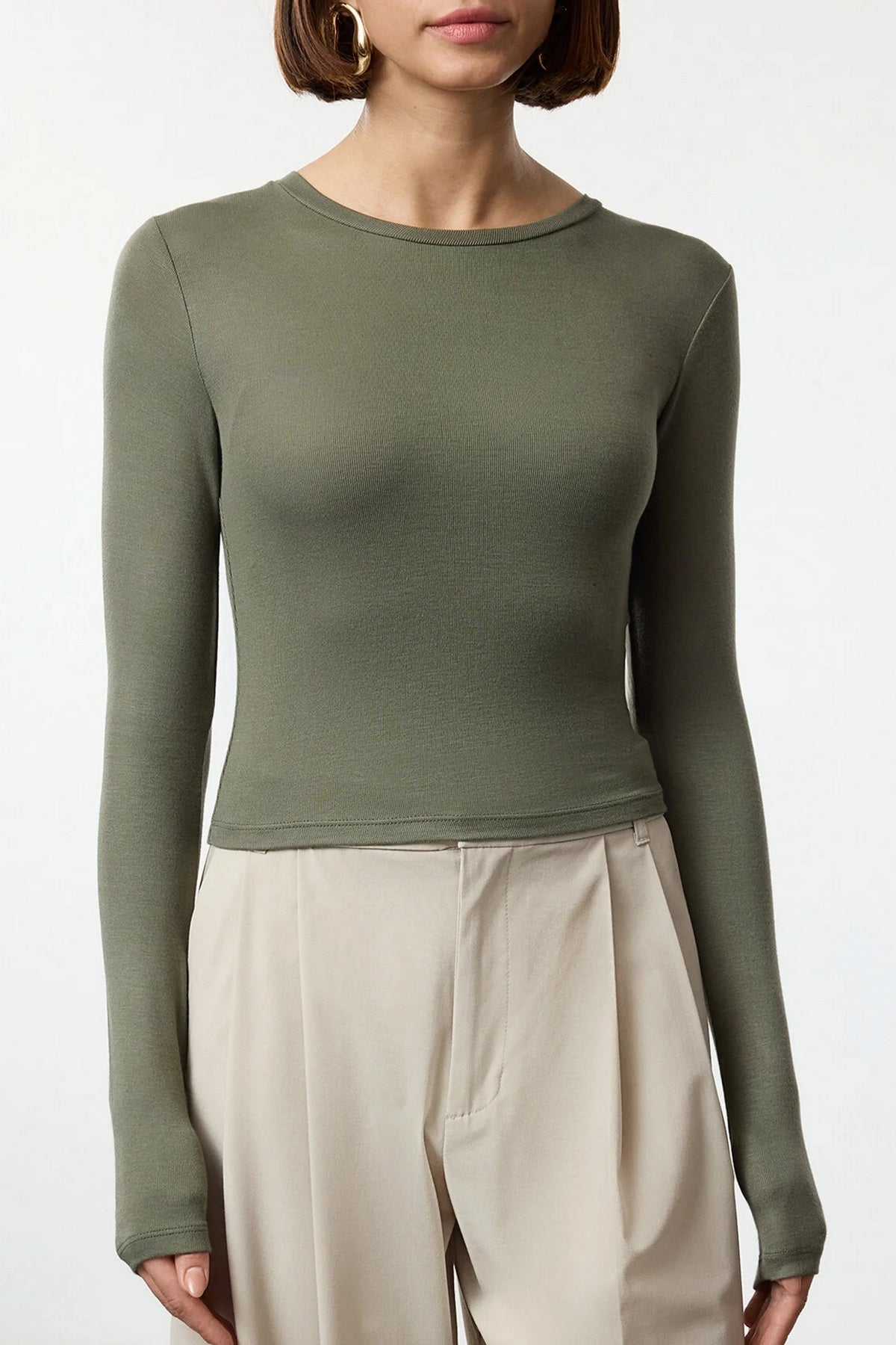 Bluze TWOAW24BZ00116 - khaki [djesi-src-49d28b18077ee2a11b49cd5c725eaa2ae0fa97dd96d55ede1286045e5823f0f2]