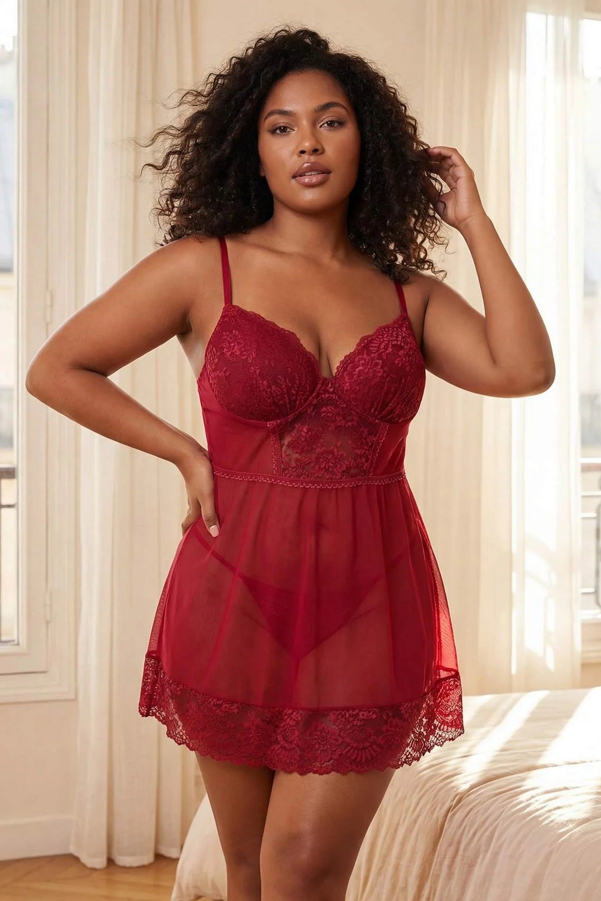 Babydoll spavaćica TBBSS26DH00010 - bordo [djesi-src-8e62e0174af681b7ec6fde9e8fb07b4a3a82dcde2f9f5014c618e3e553614f0d]