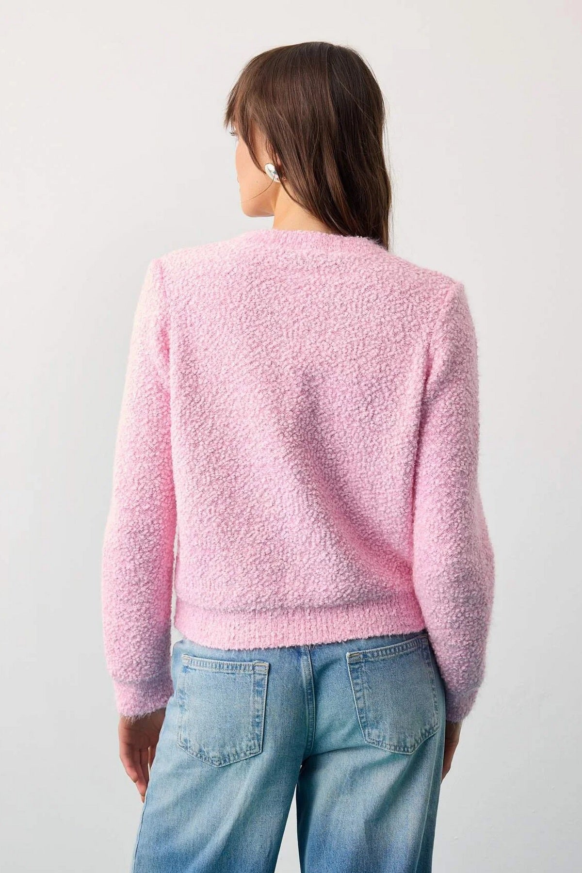 Kardigan TWOAW27HI00171 - roze [djesi-src-606f50ba804e98b3daa0b94013956804d11326def1c55f80200db94567007dab]