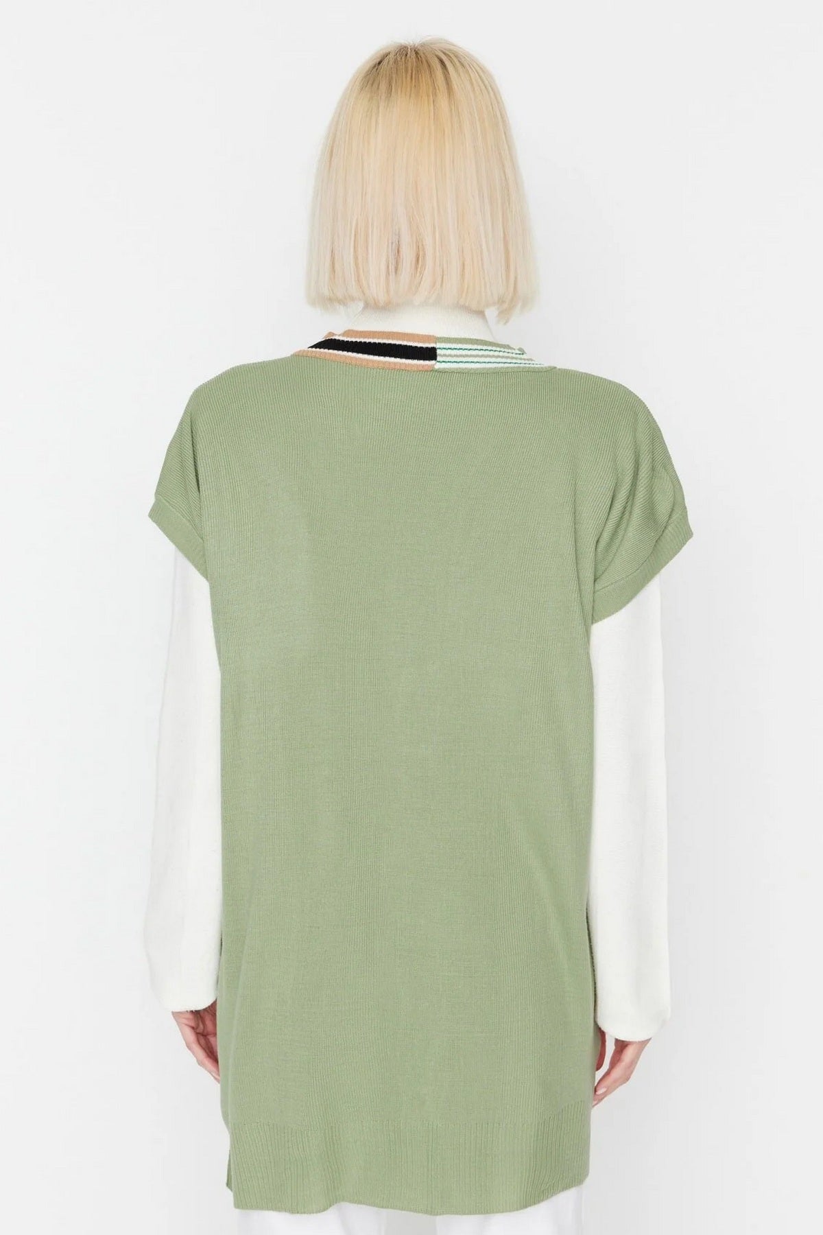Pleteni prsluk TCTAW22UV0002 - zeleni [djesi-src-7c3f499beae8ba0d3157ddd784cdab88356951e36a76e57e609d36f5911bc5eb]