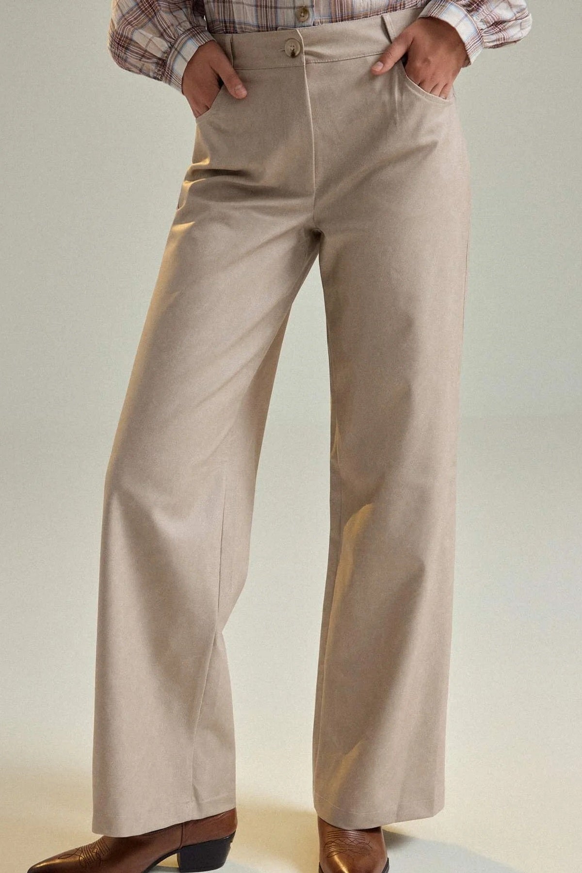 Pantalone TWOAW27PL00113 - bež [djesi-src-d3131336c693524a43691a5829a076dde0d2d75d5a96a51e9692e2453b8ef5f9]