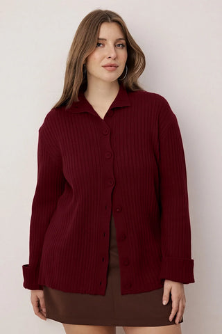 Kardigan TBBAW26AV00030 - bordo [djesi-src-c45f96353705e3797aaac8b2a901a67c27cc6a08a2f0053ea274cee335a11cb2]