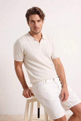 Polo majica TMNSS26PO00042 - ekru [djesi-src-8a2bae06117be30bc1b473408d25f664306b2adfe5e168ee29fbde3626e19f3f]