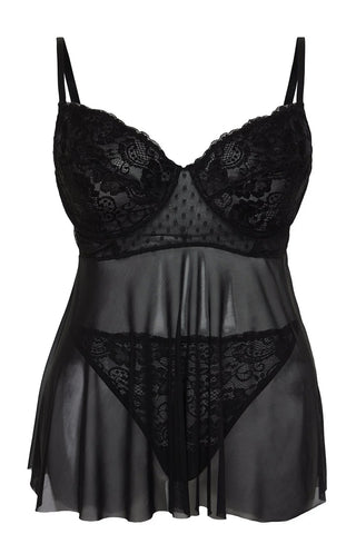 Babydoll spavaćica TBBSS24DH00001 - crna [djesi-src-fa18782a6fbb55cce8e6105789169f5defe16853ee077ad4d16479efb6543d26]