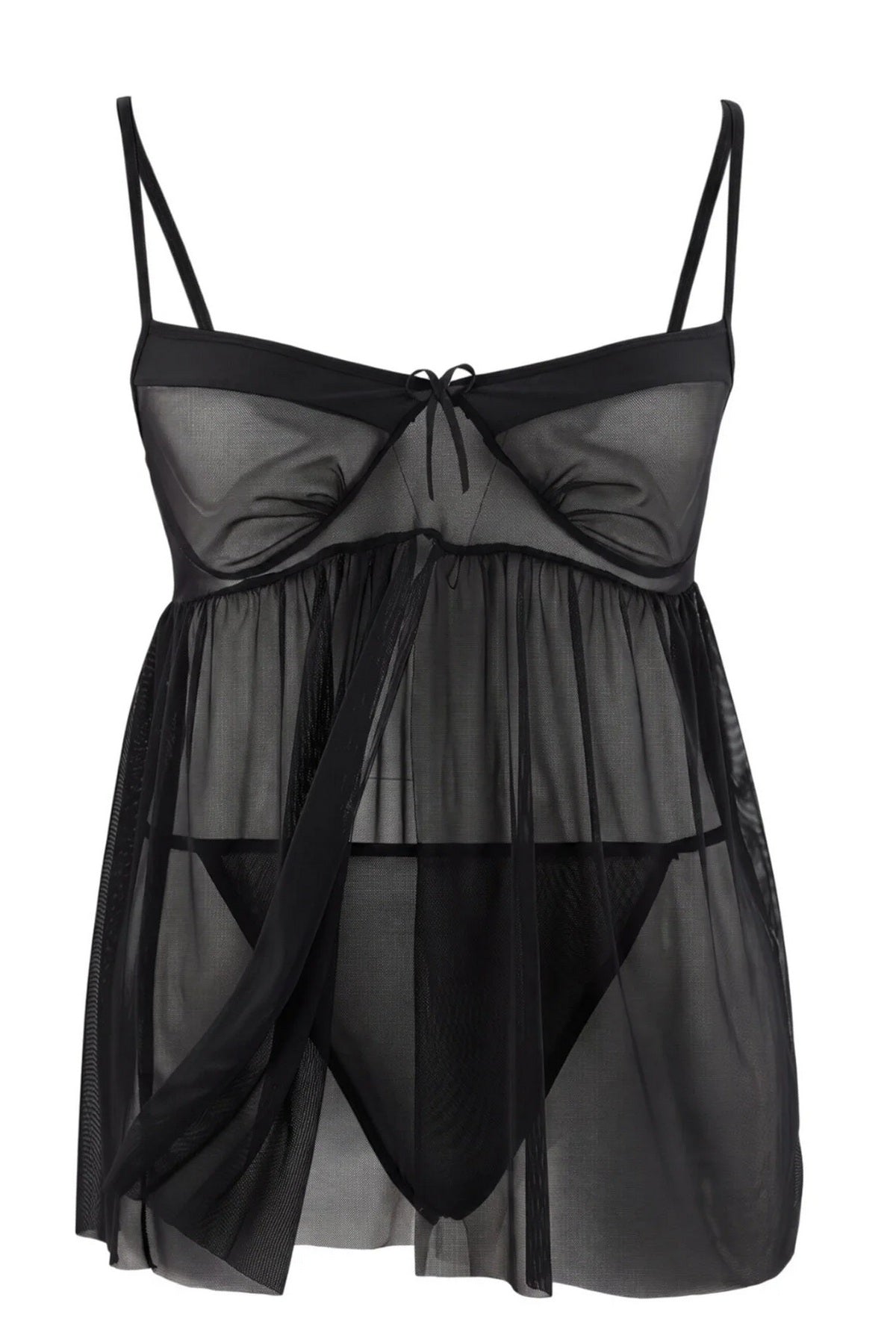 Babydoll spavaćica TBBAW27DH00003 - crna [djesi-src-d9c78935e26ae0658076ee13539839d6c31895cf7777b045694fb76ac1e44d51]