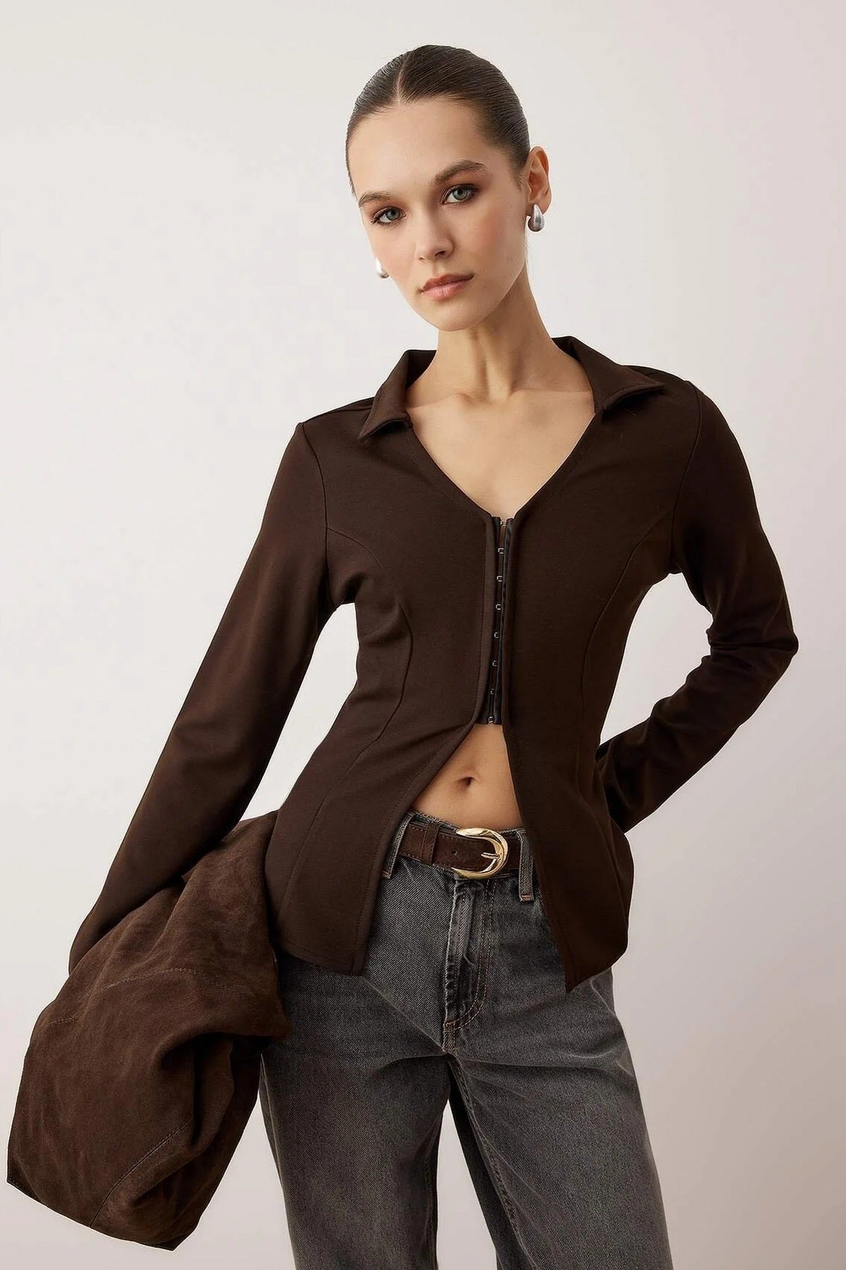 Bluze TWOAW26BZ00038 - braon [djesi-src-67fd02cb360d4965c07c67259691377d29afd0ba90efbba0a86c3d2ddfbb3fbf]