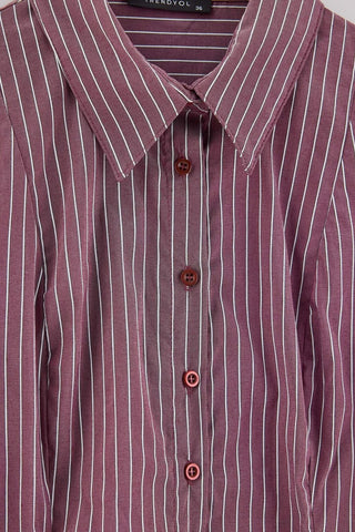 Košulja TWOAW27GO00085 - bordo [djesi-src-a7a6d2316ed35038a82f60a8056354af52ca6782bf6e3606491676dc90aea4ea]
