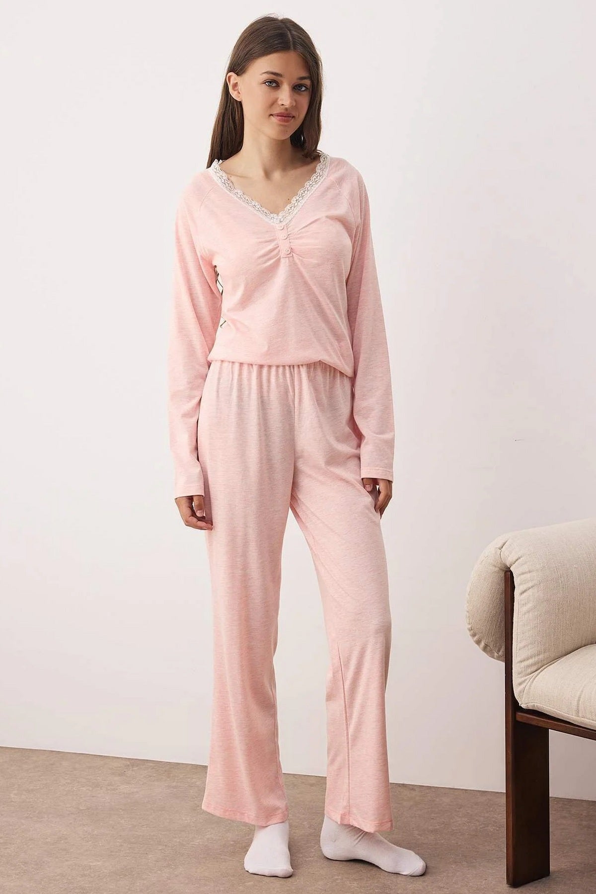 Pidžame THMAW26PT00051 - roze [djesi-src-718df2a63d560a1ec1f3392cf49b041586e7e4d53df80dc122a932c9f65af761]
