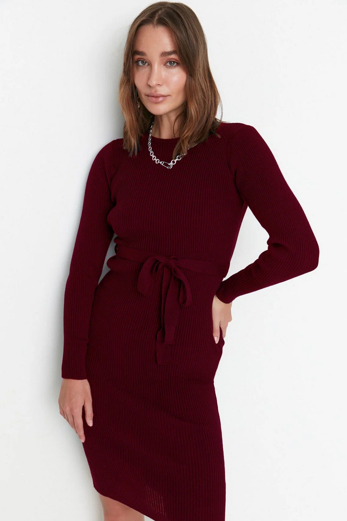Haljine TWOAW22EL0009 - bordo [djesi-src-9e416ce12e790d1a3fbcfed039adcd6010e937c70edd247d76b07298efd22386]