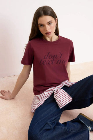 Majice TWOSS26TS00153 - bordo [djesi-src-387989e748dc09c21779bc355d6276e4d2ef38f3798f6fb226eb0a5155fc4c98]