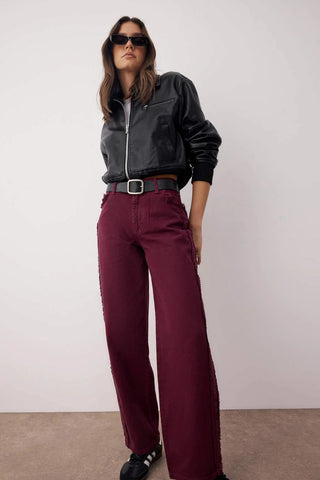 Farmerke TWOAW26JE00036 - bordo [djesi-src-a4c7a4381389ead5b0931d852b2c7dd16965494920e3e7f704c9d0832e144e29]