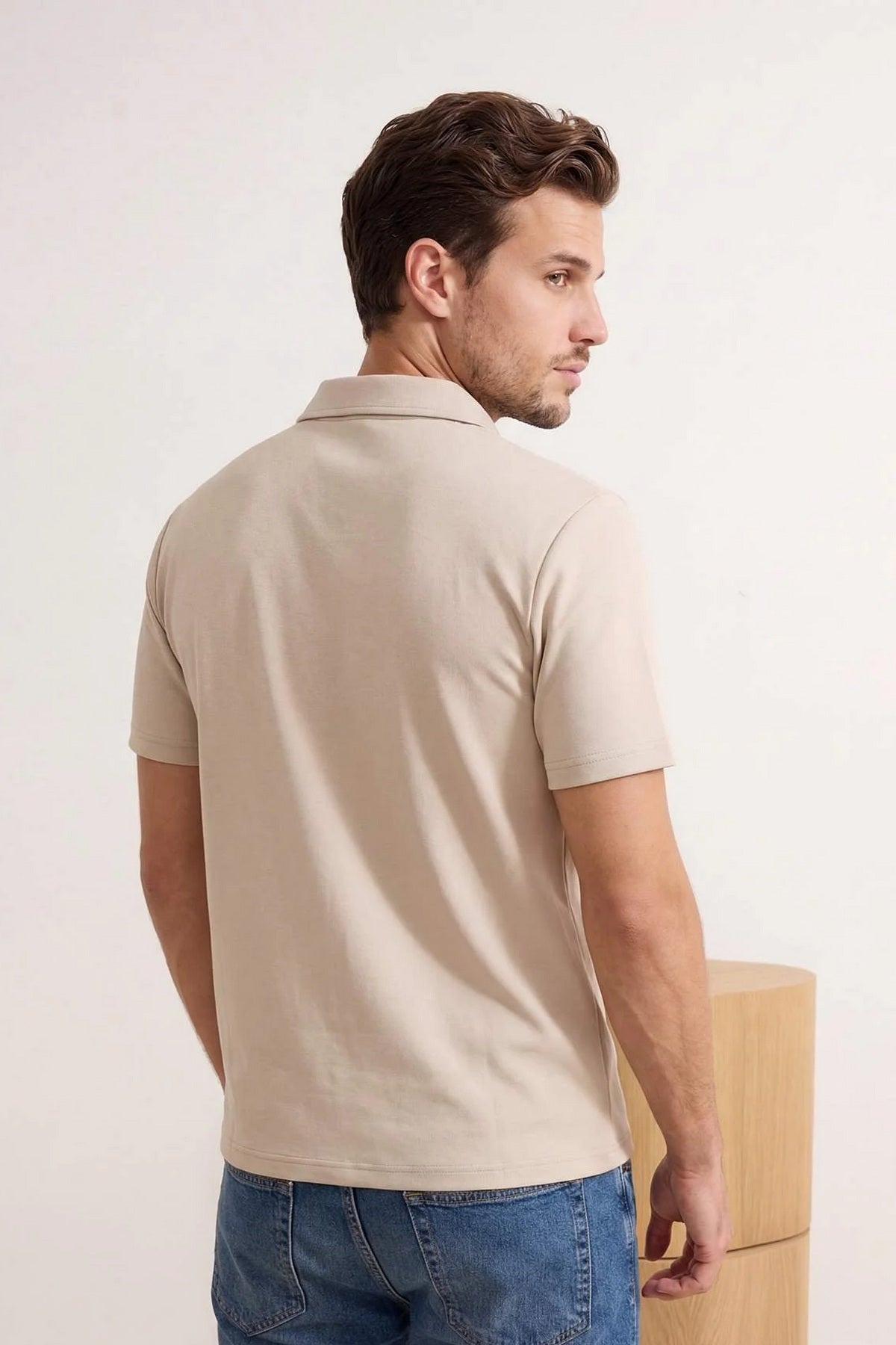 Polo majica TMNSS26PO00034 - kamen [djesi-src-d7d3338dcf3c691223553463de75b3d700071c2ae53acd3068db5da49f3389b9]