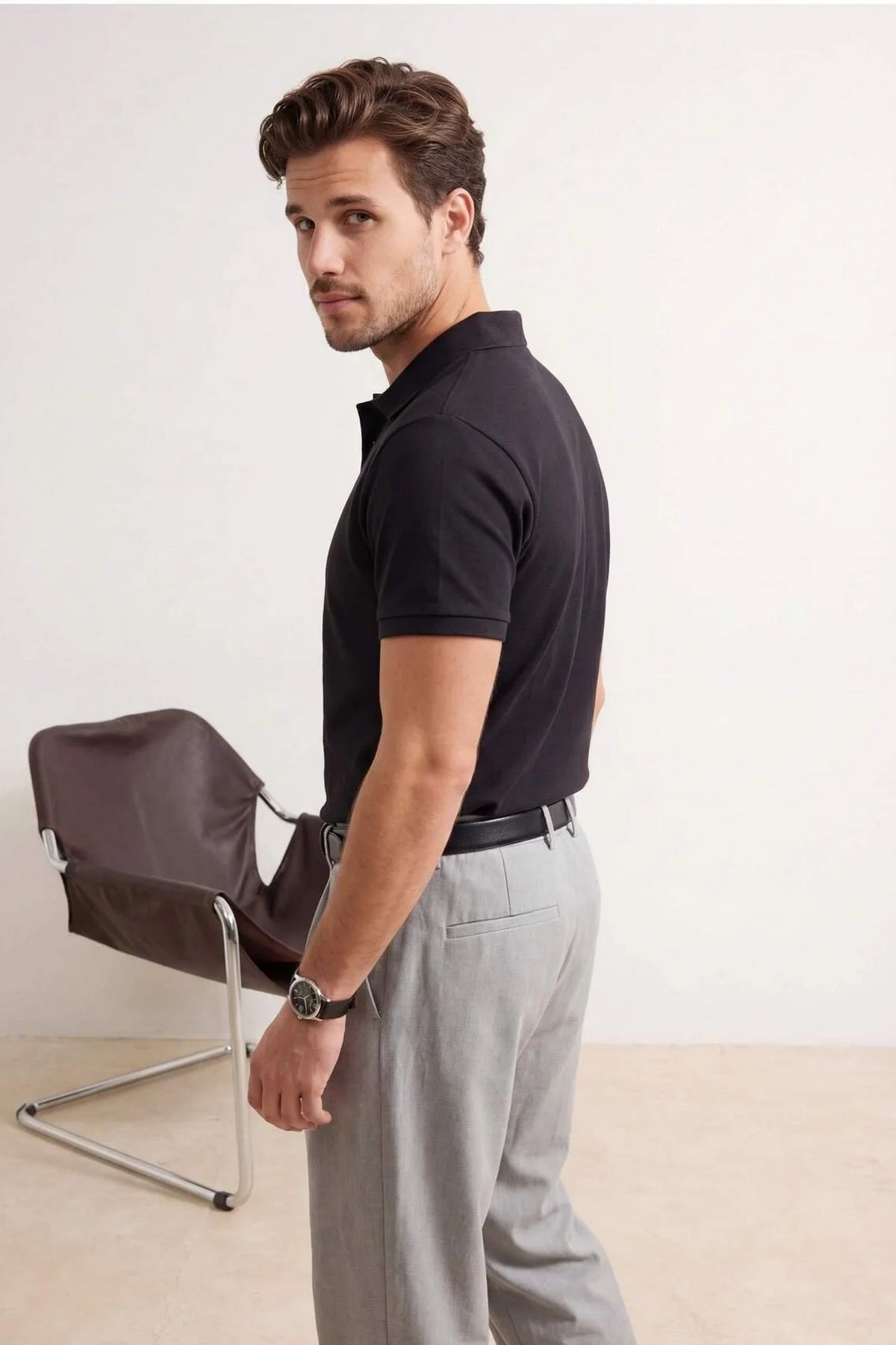 Polo majica TMNSS26PO00025 - crna [djesi-src-d04888c9bedbb6bf8228034c37f31393c30e4341eba5f25635295d57be4feea3]