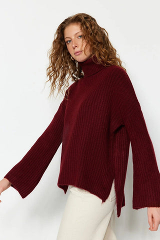 Džemper TWOAW23KZ0054 - bordo [djesi-src-8571f0dc2dddf22cfb74b003cb6857e9f21a697a0074b5853f6d24281ab751c2]