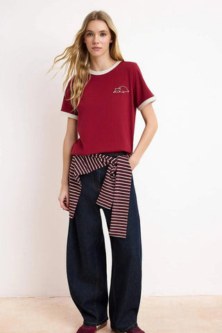 Majice TWOSS24TS00037 - bordo [djesi-src-e9dc4c97d70e2614cc1672b4252e046d2b96f90f1f86335c51185d6048d8f2f3]