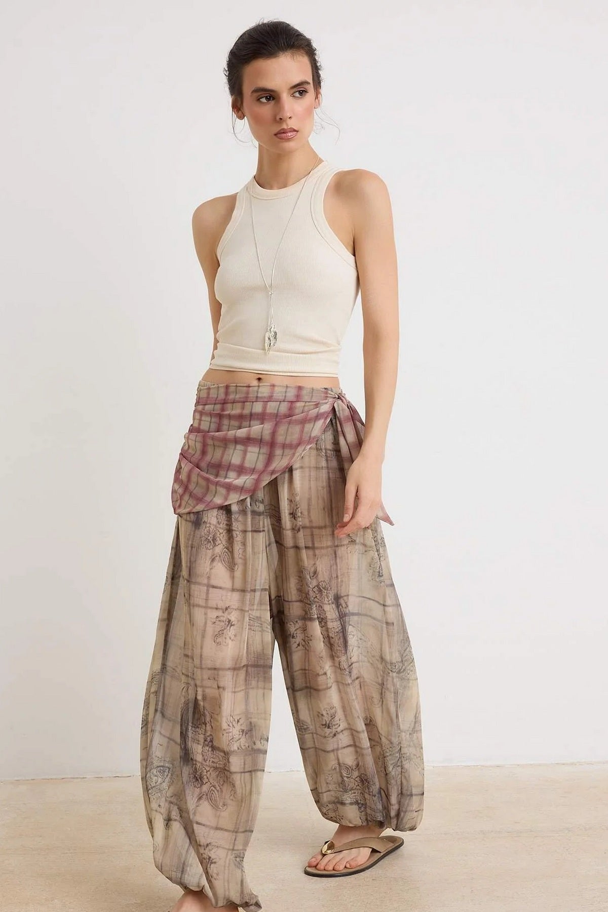 Pantalone TWOSS26PL00256 - Šareno [djesi-src-ee90e670da8a62046d57b8984c23e3d0329947365899a3877c61cf2450ffbc39]