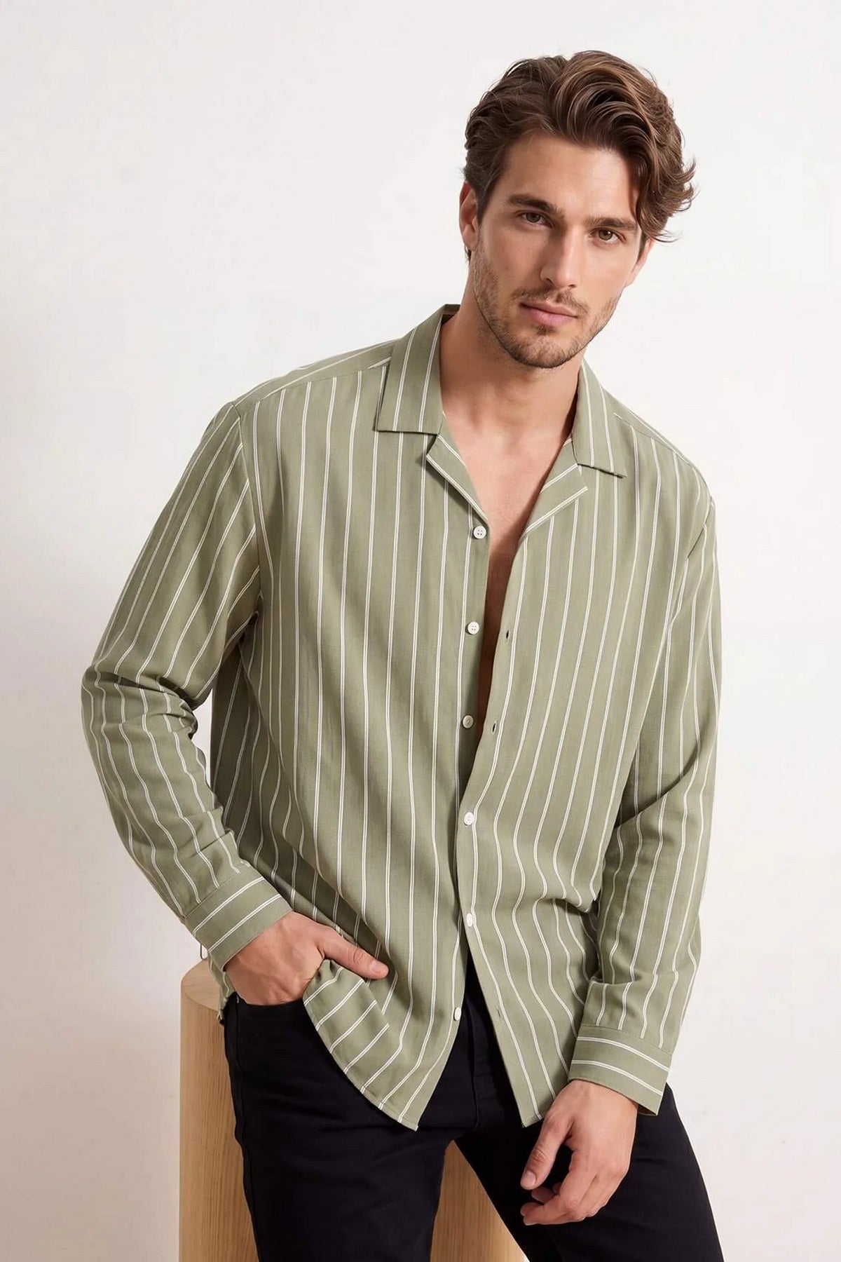 Košulja TMNSS26GO00024 - khaki [djesi-src-eb8312a441fb7d7db5758851012b66b7d3972ce5ccbbd8952520dda92b63a1e1]