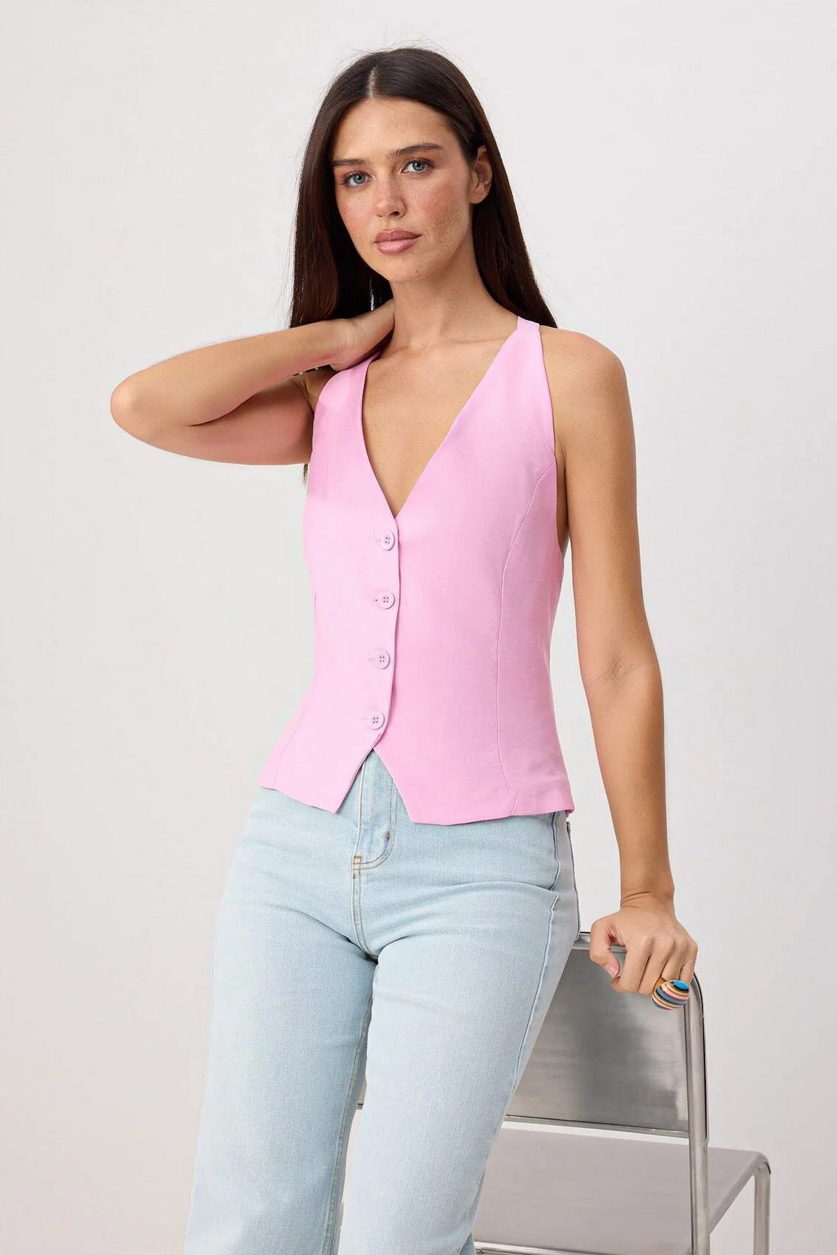 Prsluk TWOSS26YE00039 - roze [djesi-src-22e4ac6c3386fe889beda2d87e81a3d8b2a76b872bb82002ab7fa4974a538ebf]