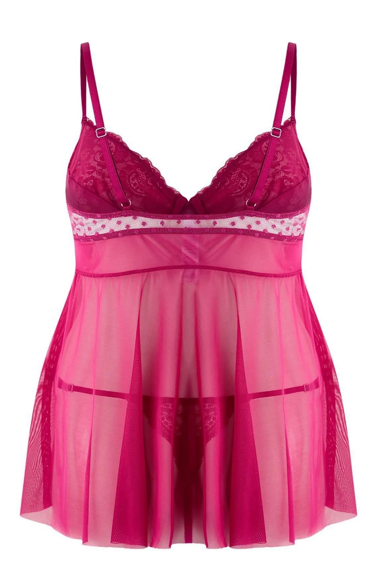Babydoll spavaćica TBBSS24DH00001 - fuksija [djesi-src-7142c40a01452edaef0b6308a41a88b2a779de5d82be6c4ce2ab70cbdf662061]
