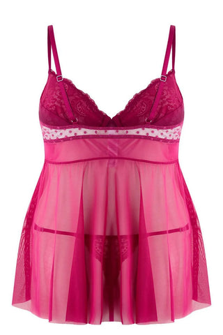Babydoll spavaćica TBBSS24DH00001 - fuksija [djesi-src-7142c40a01452edaef0b6308a41a88b2a779de5d82be6c4ce2ab70cbdf662061]