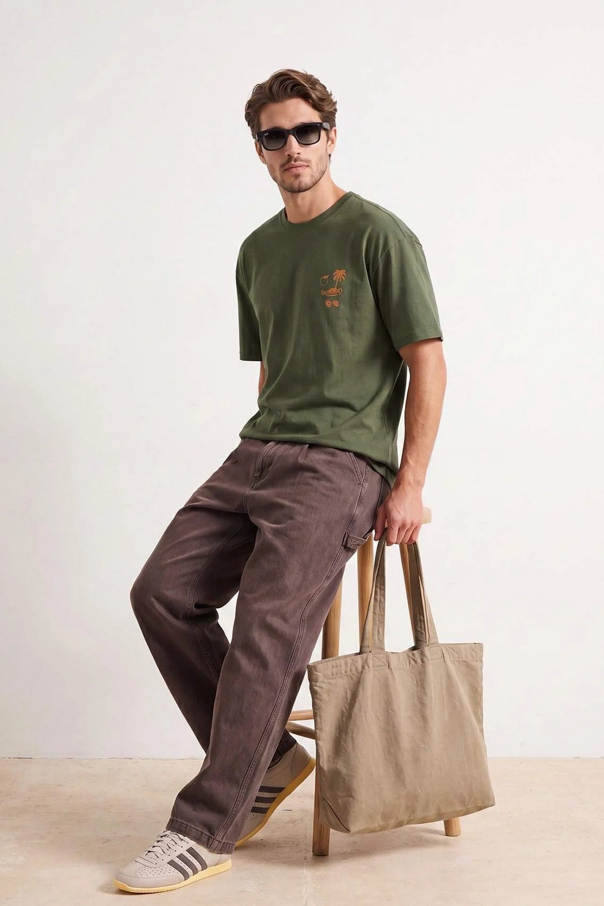 Majica TMNSS26TS00051 - khaki [djesi-src-f41a9f8f561f0fa8fc987b3f59cc70cb84c47c640e24e6a4a0fb94300237a711]
