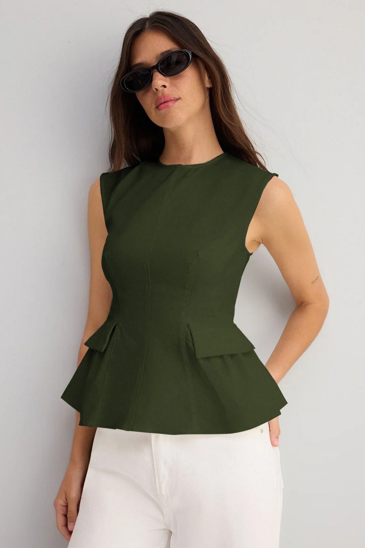 Bluze TWOSS25BZ00538 - khaki [djesi-src-fb6ba7ee6dc04a44a46a957b1c8b5400387127fa8da2ec80935fbae1098a0f23]