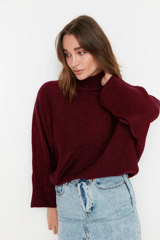Džemper TWOAW20KZ1059 - bordo [djesi-src-9dd14a4e8fe755529e24cf6f0a022f1f84766196d4cf58ad650a68f2aad5f88e]