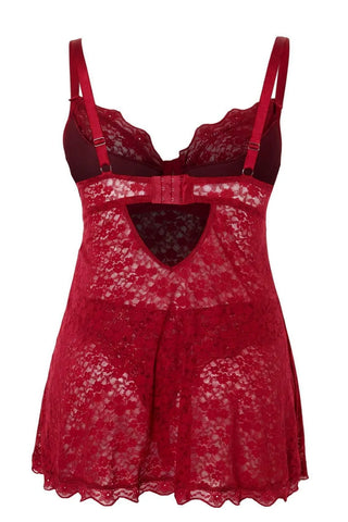 Babydoll spavaćica TBBSS26DH00009 - bordo [djesi-src-a570a95d76744928e2957a0158867ba3e9f391f033879a4517392c5e3b61f1ed]