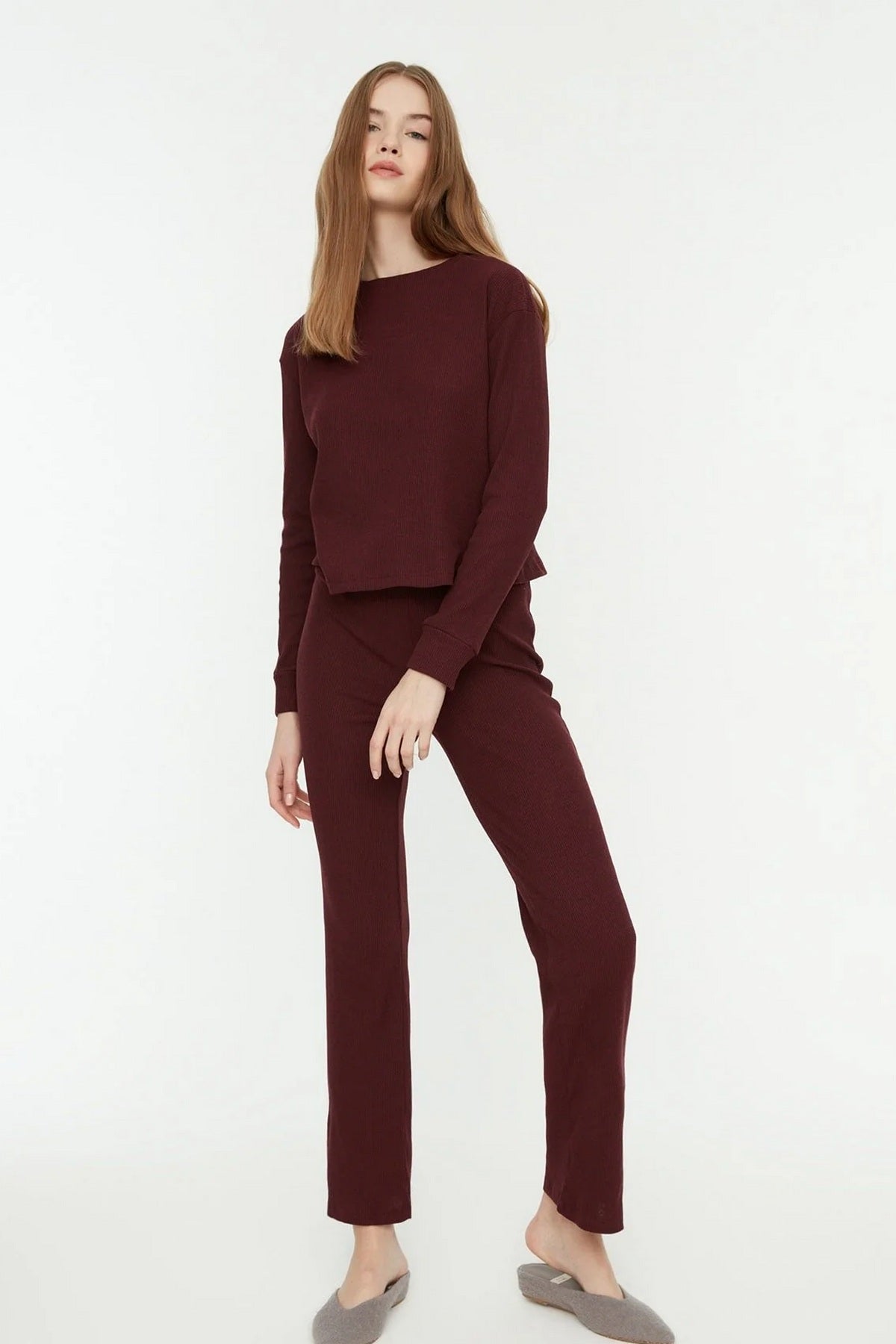 Pidžame THMAW21PT0009 - bordo [djesi-src-a24f3de98b80dfd6db61c5712ab516cbf10404a2214c0d038dcf42a655b73042]