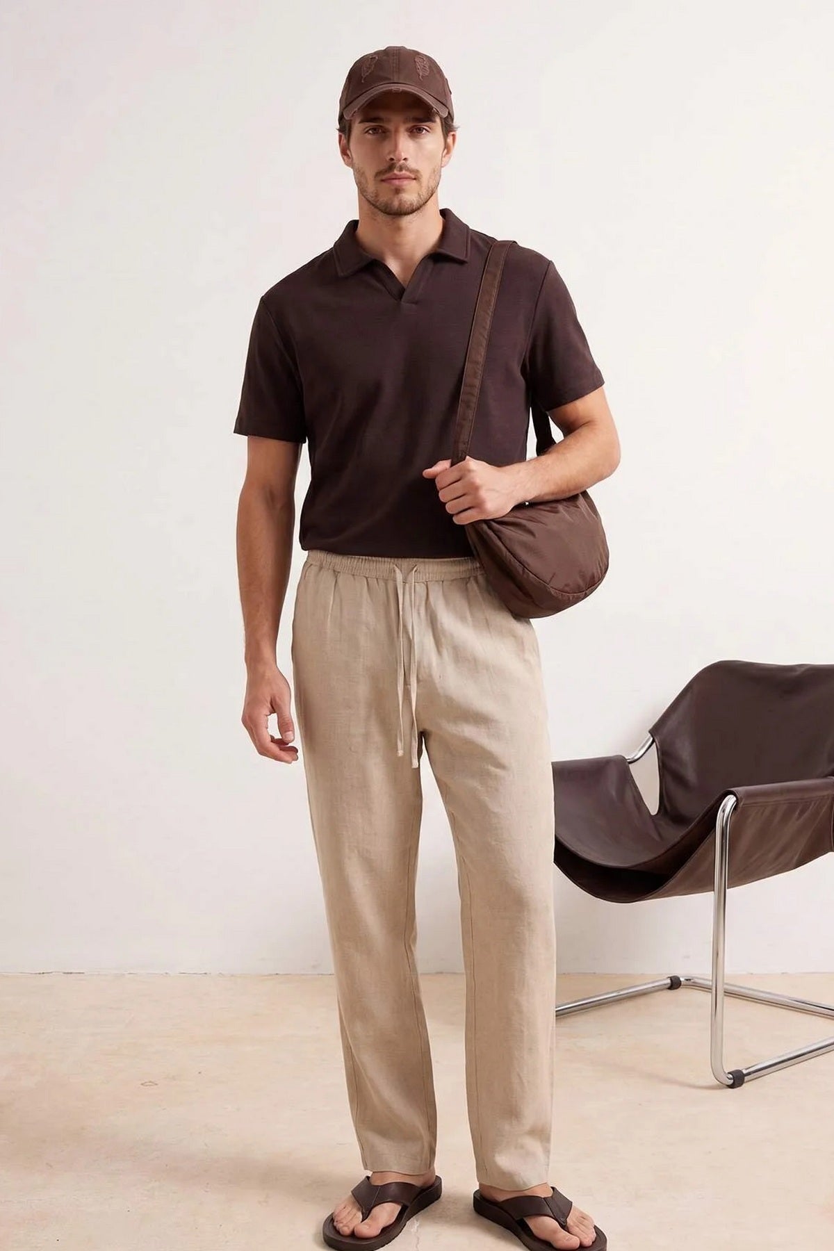Pantalone TMNSS26PL00009 - kamen [djesi-src-26c9f3f581a236294424c937799f1c776f346ea0d3e7183aeb0fbd2bc68a9405]