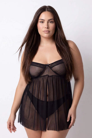 Babydoll spavaćica TBBAW27DH00003 - crna [djesi-src-582b09df23e5af5e63fbdf4fe923f62549b6dc75454d0c826cbbd9090b26983e]