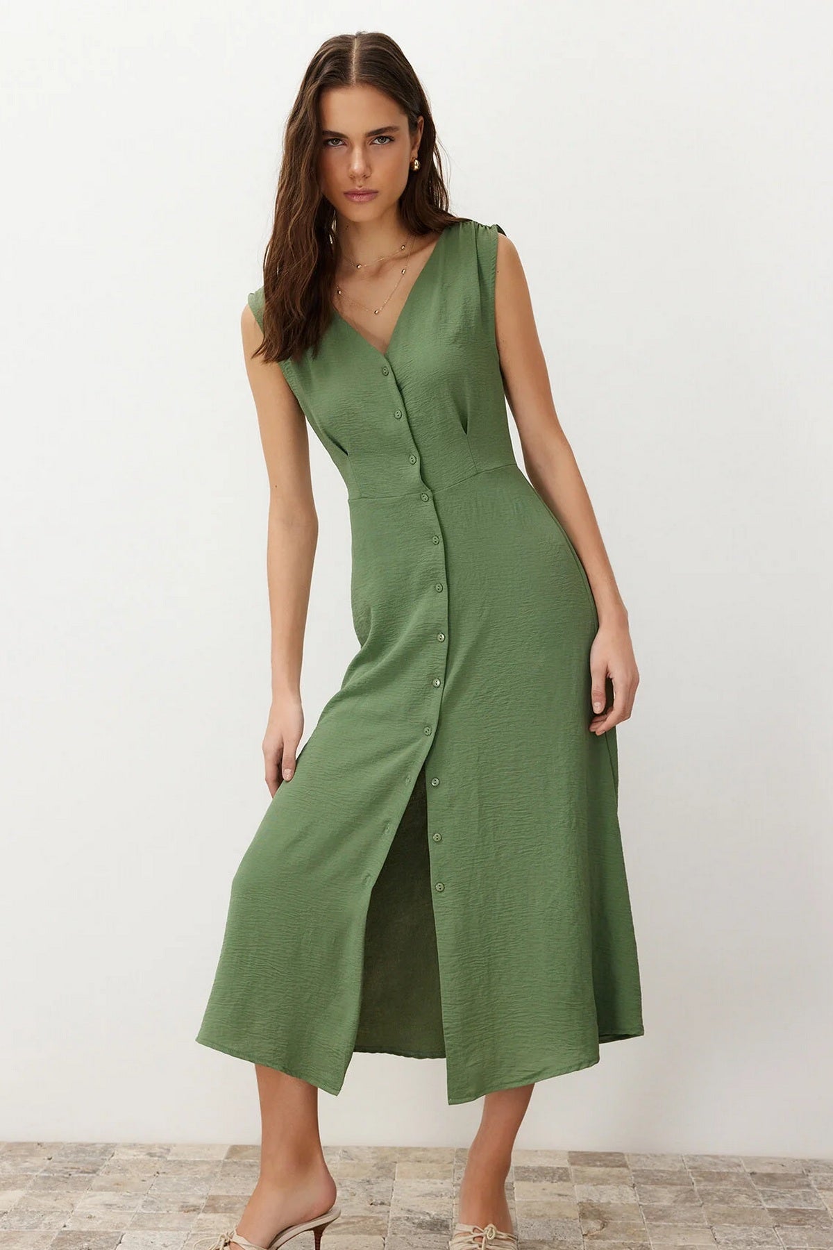 Haljine TWOSS24EL00442 - khaki [djesi-src-c1a937b72db96c76b264a895e9f6a66663076f32c7d2c9e1a861a8b21ef8e98d]