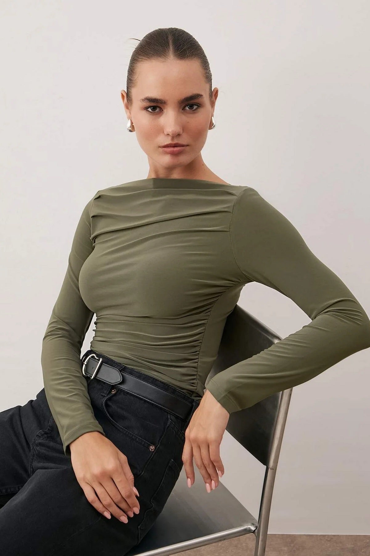 Bluze TWOAW25BZ00109 - khaki [djesi-src-233785b9699aa4ae0894cb5bc2d43e67d4cb437813b81ea312e408b733c10f24]