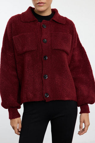 Kardigan TWOAW25HI00162 - bordo [djesi-src-d661615b6570b376342696b1d7019e4b92d5dea467c1db55903ca1567d34c178]