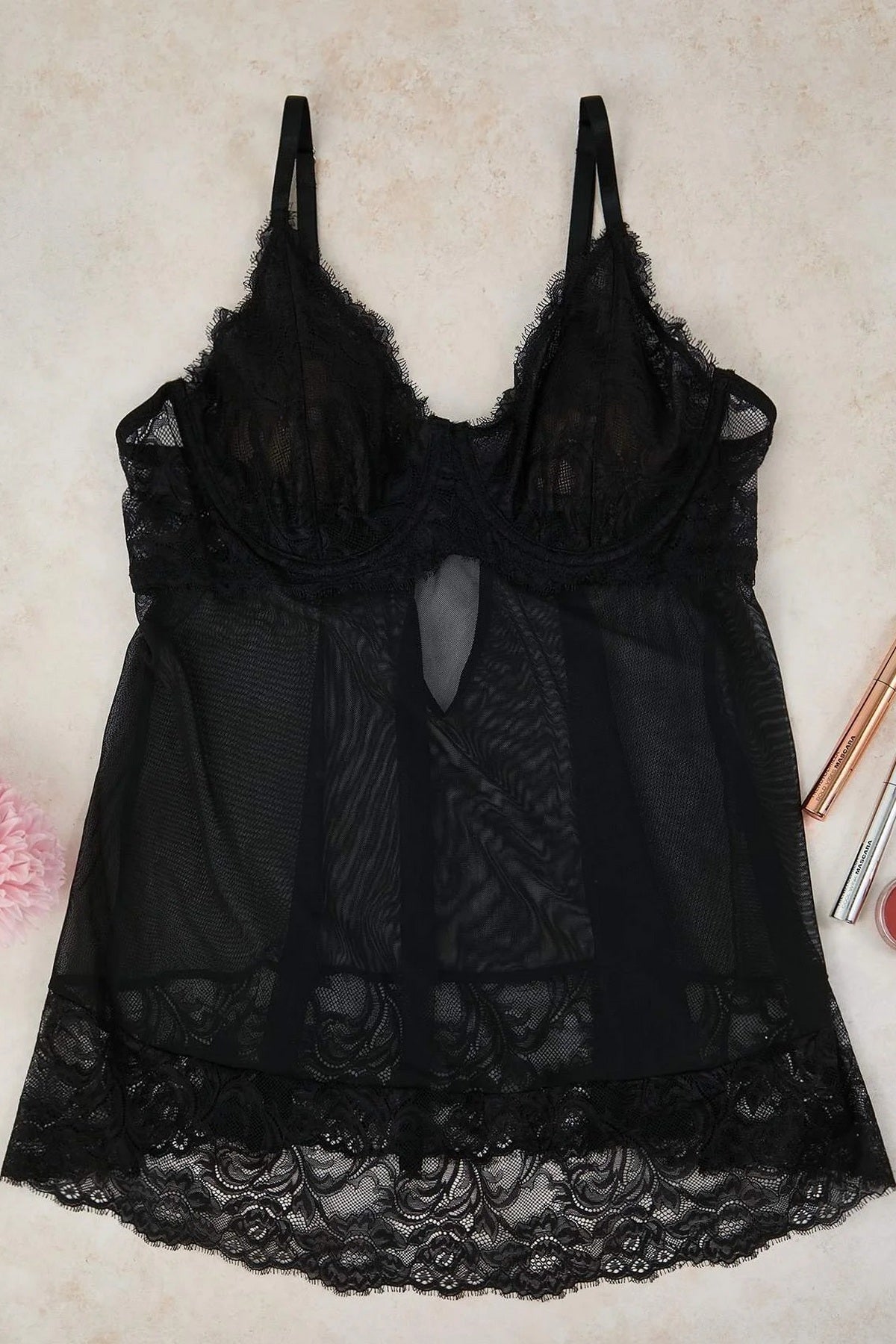 Babydoll spavaćica TBBAW26DH00000 - crna [djesi-src-676a9a334a97247242f10046bc25db07fe5ce2d4ed456109cdcd05dd75de665e]