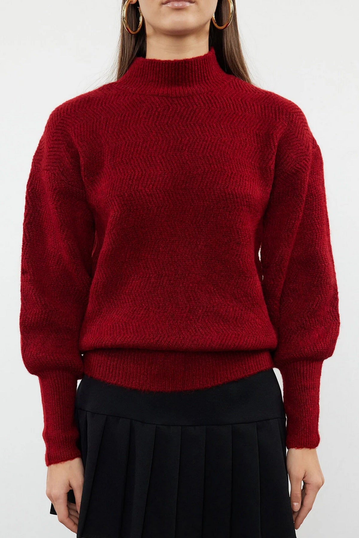Džemper TWOAW21KZ0204 - bordo [djesi-src-664fc66cefa2bd8dba39fe85ccdb3e46bf09f2cb26c16045a671e83020093ee4]