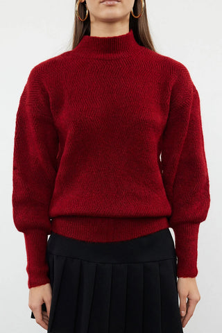 Džemper TWOAW21KZ0204 - bordo [djesi-src-664fc66cefa2bd8dba39fe85ccdb3e46bf09f2cb26c16045a671e83020093ee4]