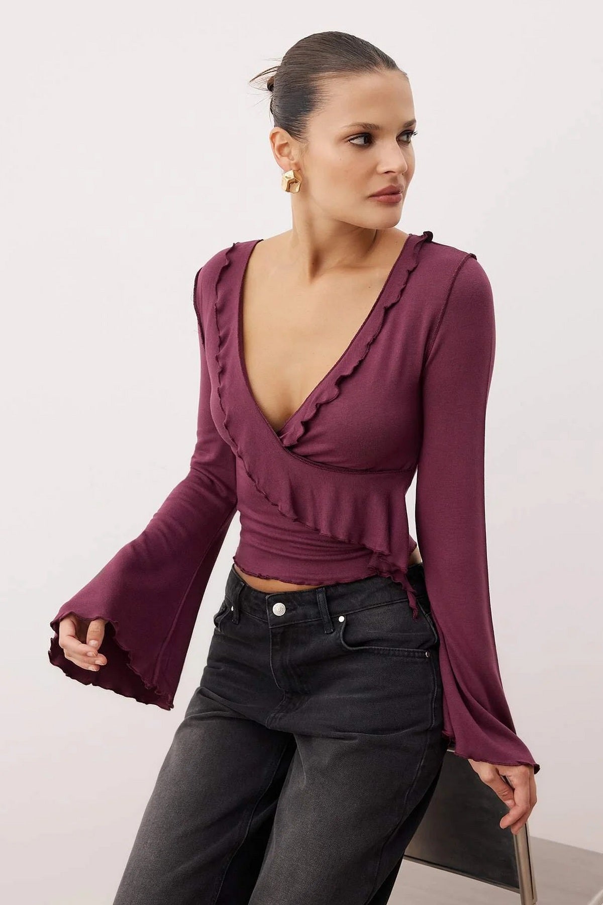 Bluze TWOAW25BZ00151 - šljive [djesi-src-d1f25cc82601215f8d9ad6ce69fb5b0a936f134707b5a63b9632ac710a7bc8c6]