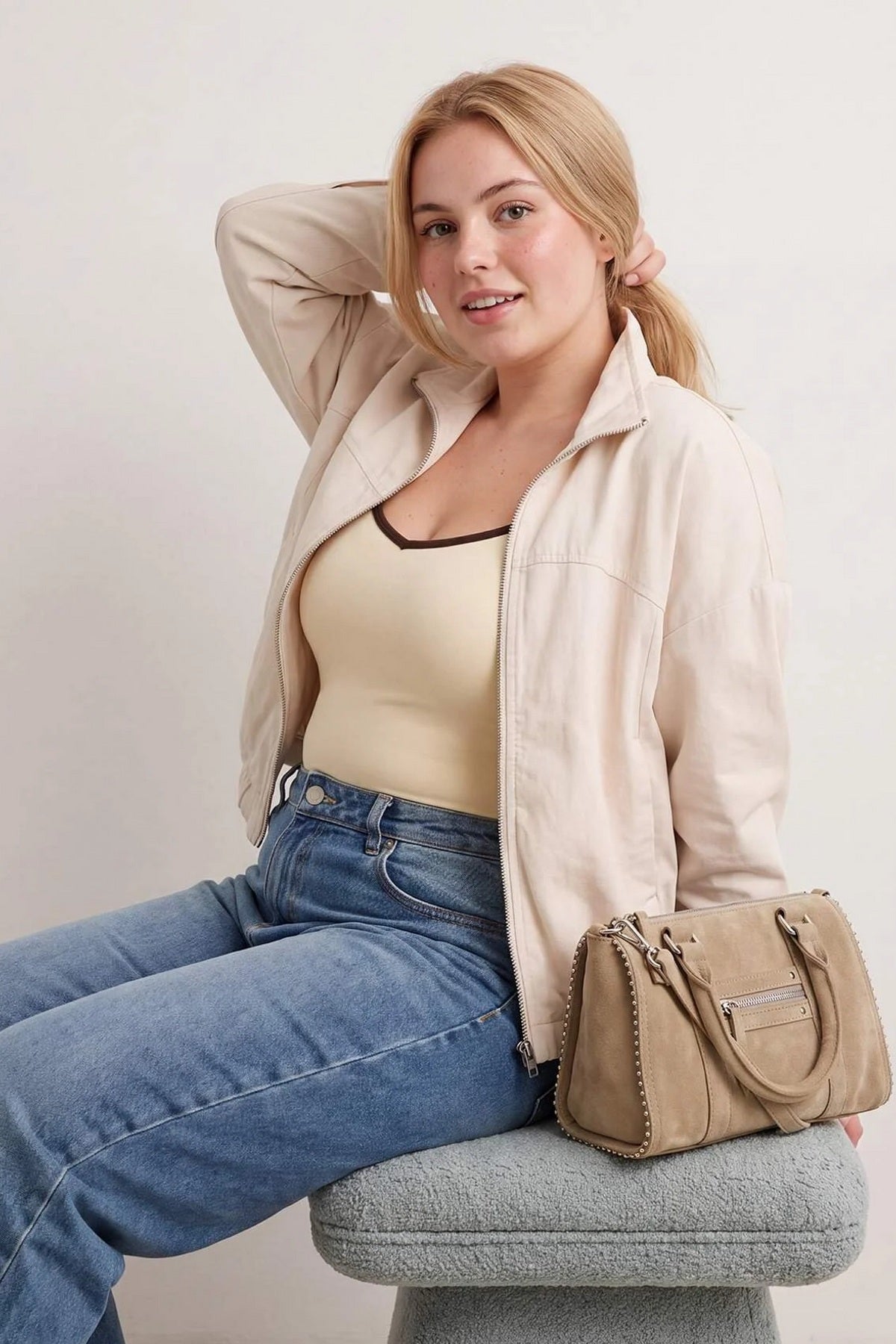 Jakna TWOAW27AW00016 - ekru [djesi-src-7a571b74338b67d2cbd3128eae78c65e28928bbc73d9502bc2e5c5566e82254e]