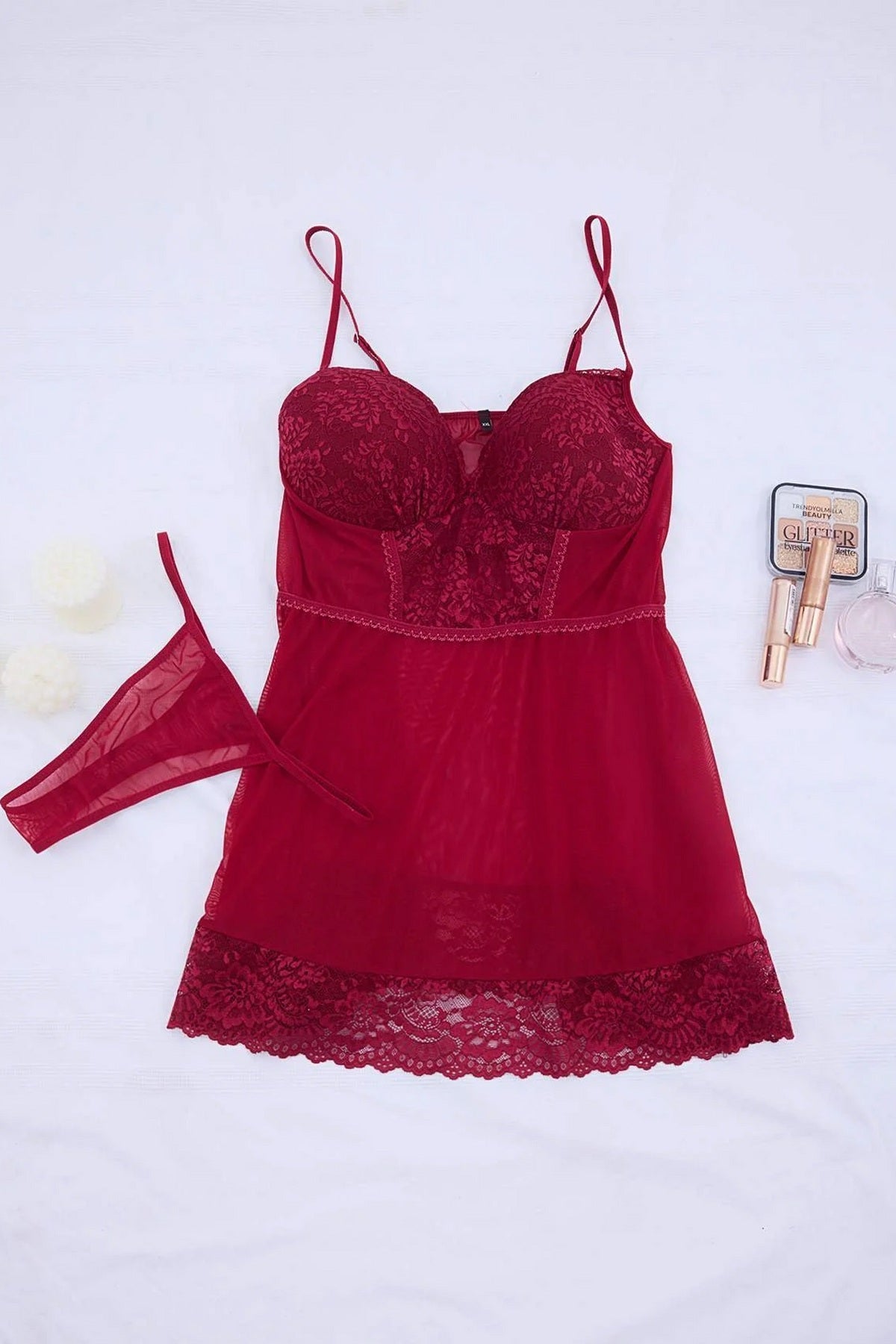 Babydoll spavaćica TBBSS26DH00010 - bordo [djesi-src-402a7ebe554564aa3b5d9a3de5f0e343887d904e54db9c4465f2728a5c2c9285]