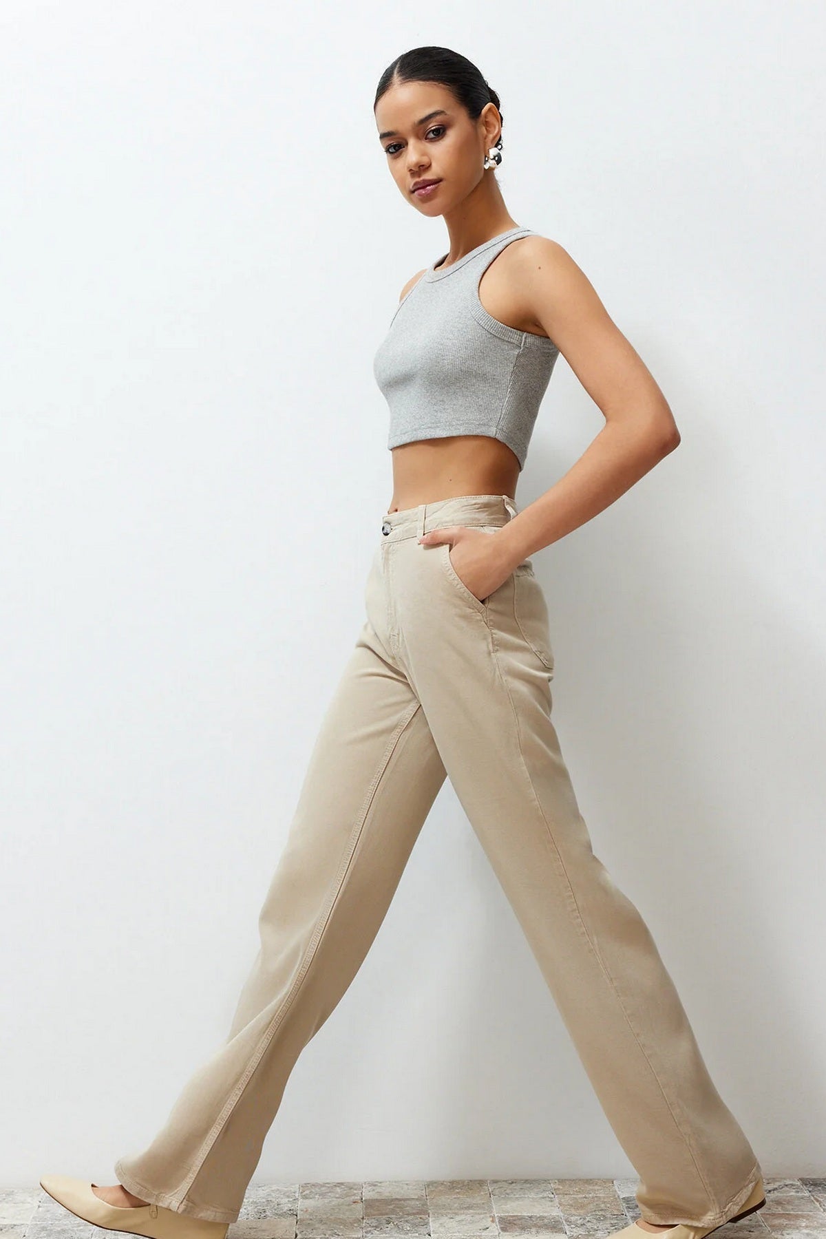 Jeans TWOSS23JE00219 - bež [djesi-src-399e56b5efe46626bc79c2698823b6958d0a34502979b63f08d162e4a9028cfb]