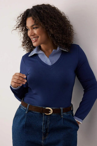 Bluze TBBAW26AF00084 - teget [djesi-src-4123e07d2c8f46372f7acbe58ba98d312b0ef1555a1b7250e284162115c73552]