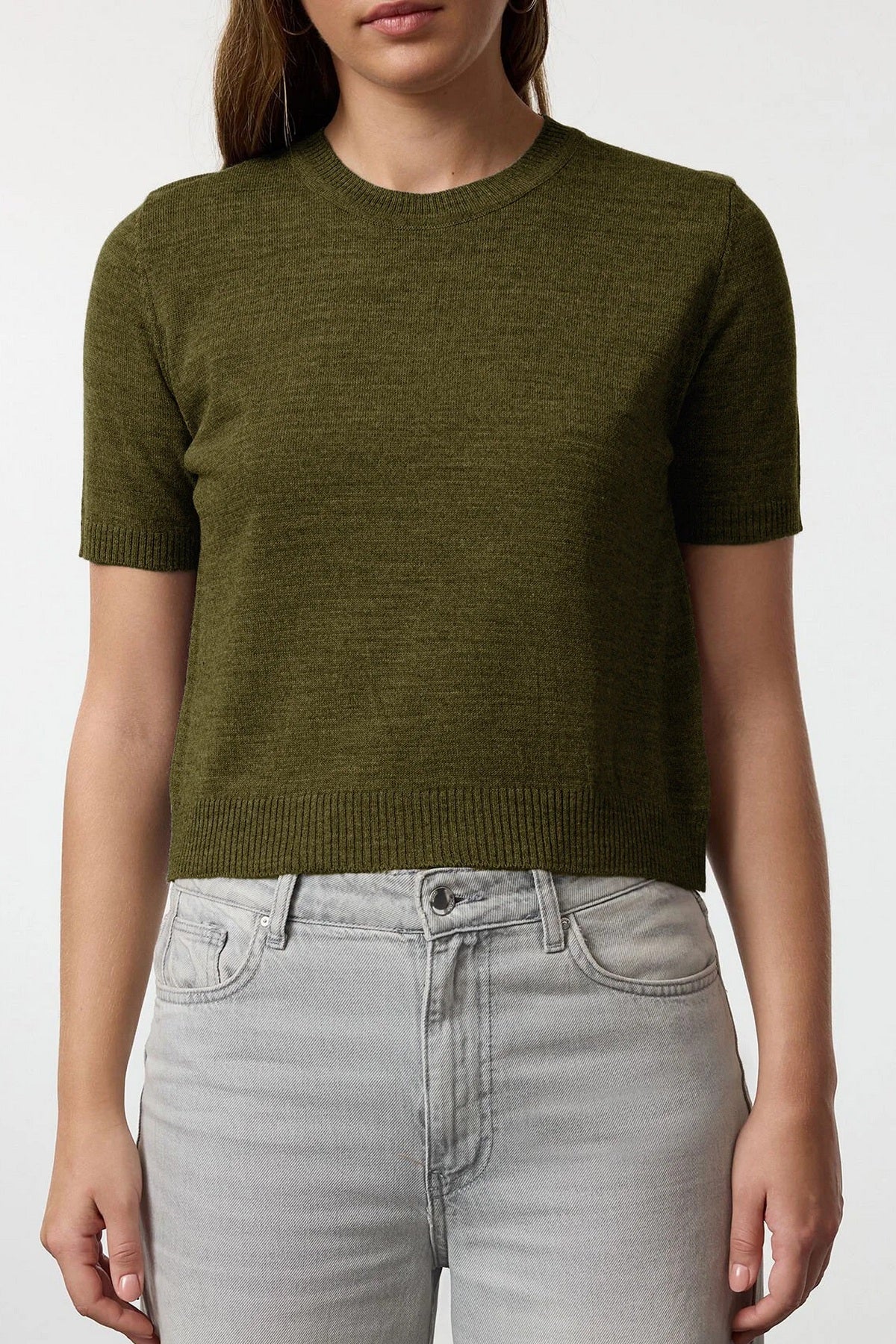 Kardigan TWOAW25HI00216 - khaki [djesi-src-b606420f8db33fc28921b77698ba0c7318b1d5d820a34b29d736e73f3d5a84cb]