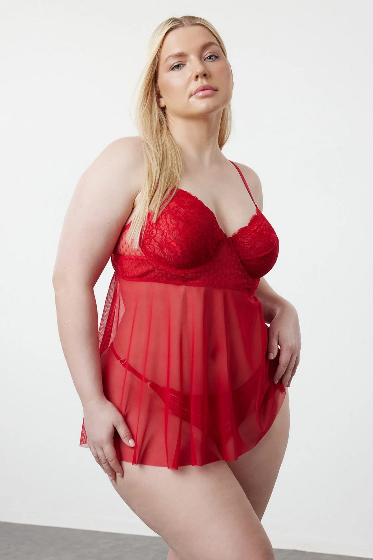 Babydoll spavaćica TBBSS24DH00001 - crvena [djesi-src-52624cfcb3e6d5f80c6c302a2fd62b0bdd38eebc568577213659aec6e3a48ae3]