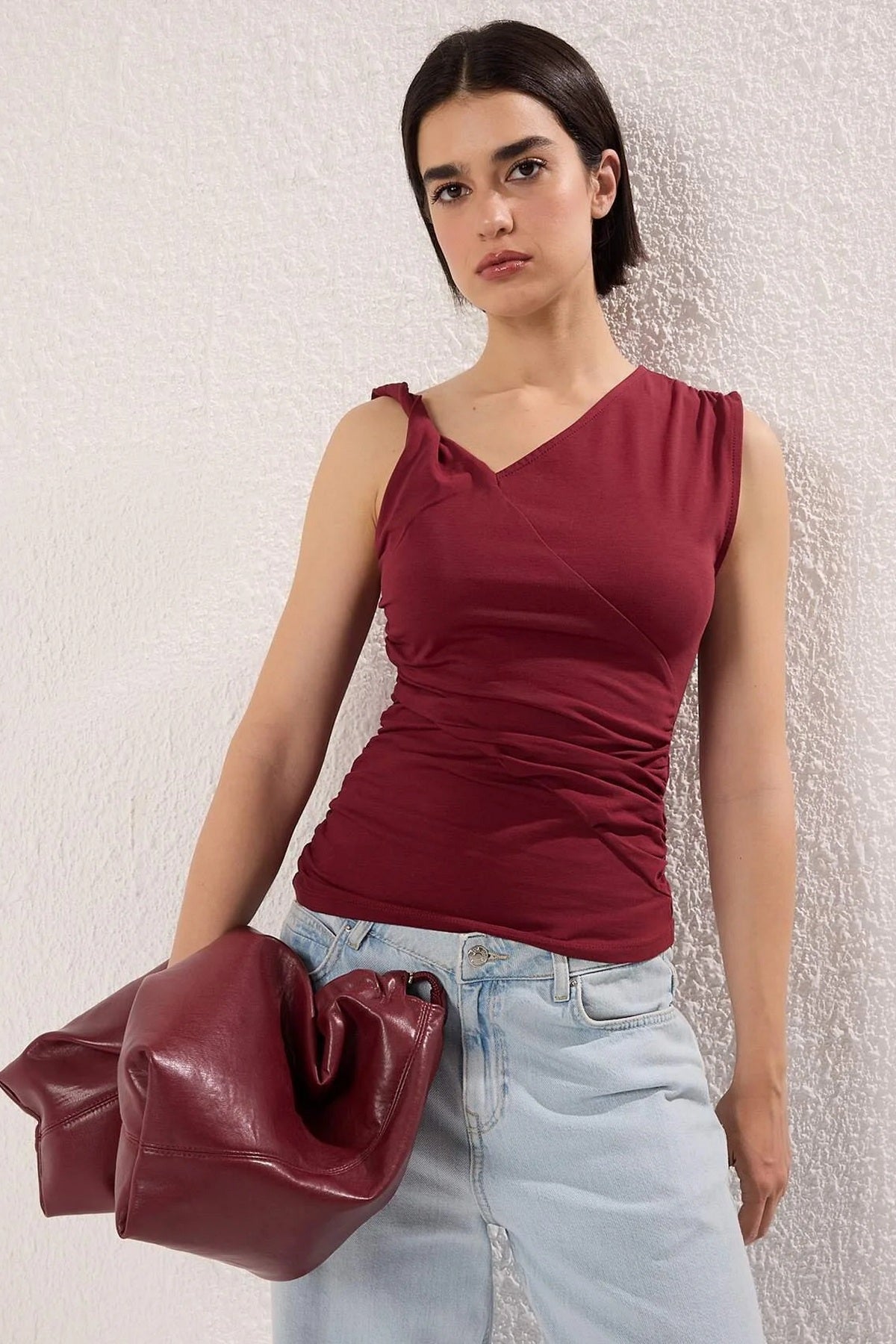 Bluze TWOSS25BZ00569 - bordo [djesi-src-a404f811cd303399ac8be592a3677e19f206a6b7cbb332533315846cfc96e61a]