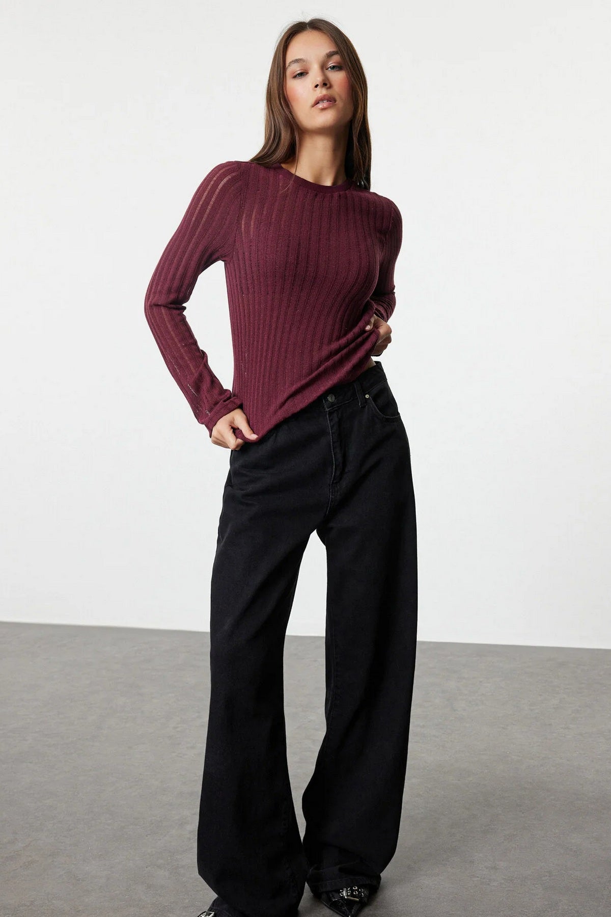 Bluze TWOAW24BZ00094 - bordo [djesi-src-ba1ae2fefdd81e759440d0b6cdd140cf99b5a39d326dbaf4bf3ae8b96155baac]