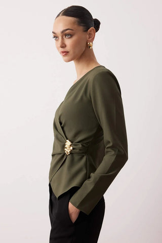 Bluze TWOAW26BZ00142 - khaki [djesi-src-cead67c2acfb8e6e7056106c8340b75dd096ea9b9845a10a090461d196b4a802]