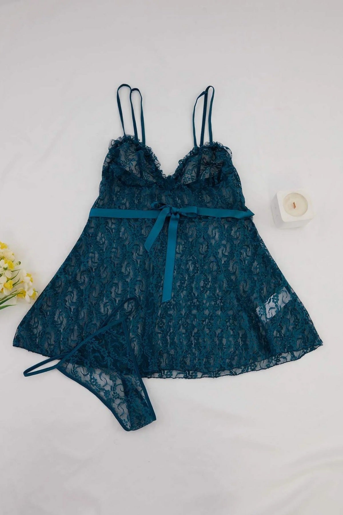 Babydoll spavaćica TBBSS26DH00012 - petrol [djesi-src-cd2b7e4a4b3081527b48f0412be19ca93f107e5847f121b2419d8b282b46a779]